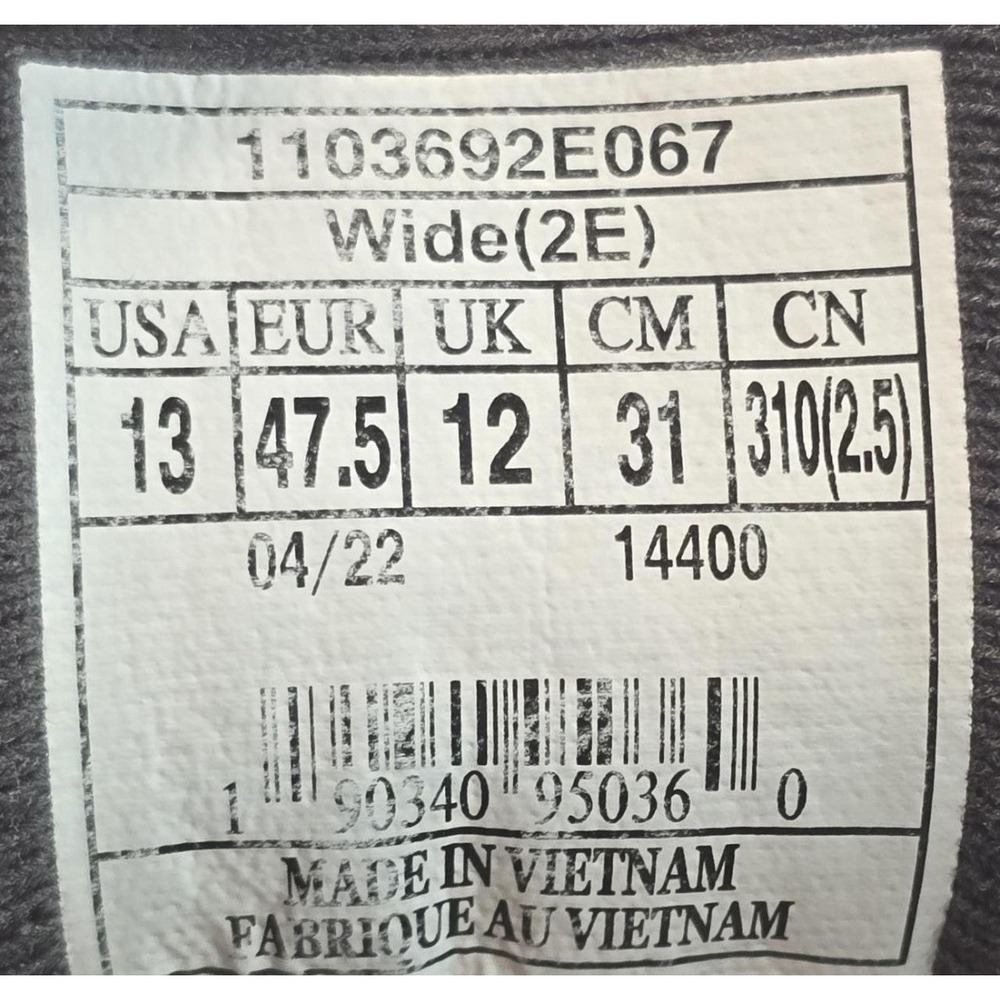 Size 13 - Brooks Ghost 14 Gray - 110369-2E-067 - Picture 7 of 7